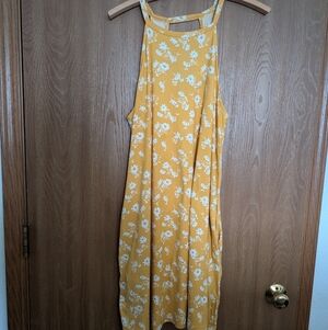 Socialite Yellow and White Floral Dress